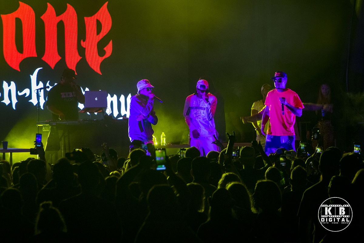 Bone Thugs-n-Harmony perform in Rockford, Illinois.