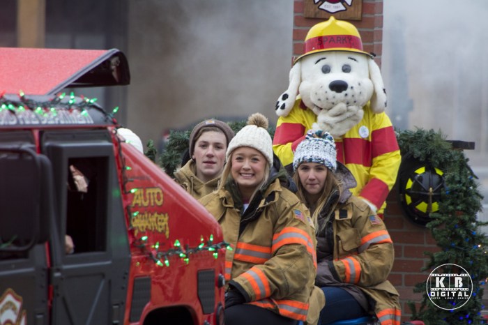 Rockford Fire Department participated in the parade.