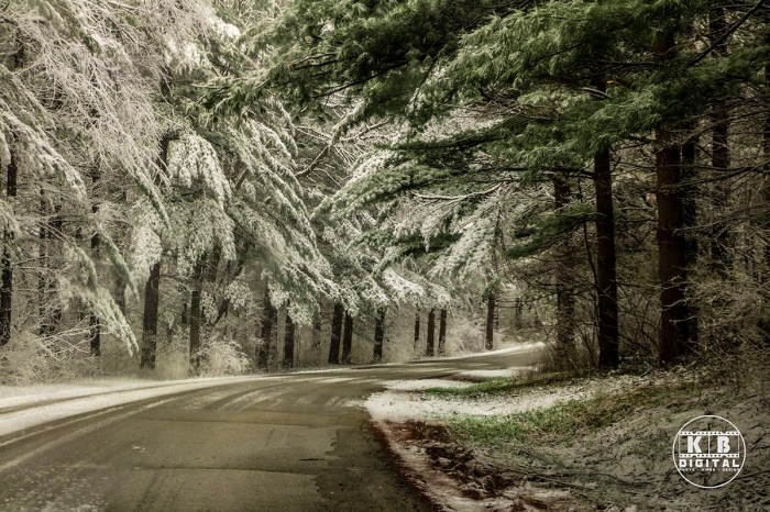 Snow on Halloween in Rockford, IL