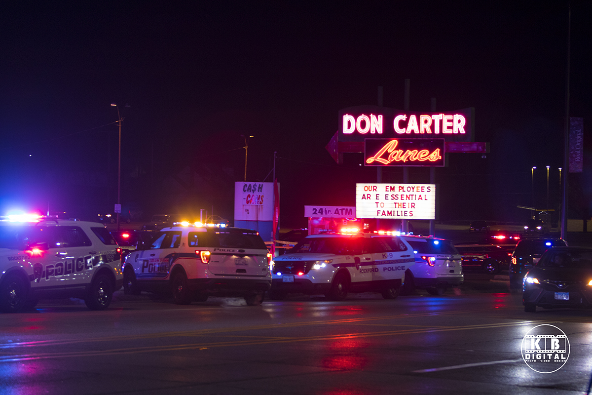 Large police presence at active shooter incident.