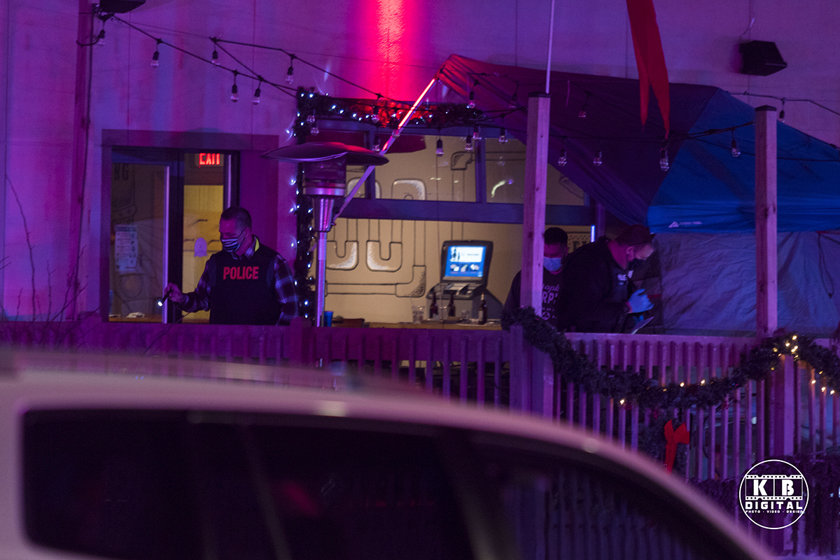 Police investigate after mass shooting incident.