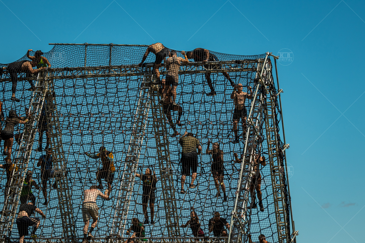 Tough Mudder Chicago competition held in Rockford, Illinois. Photos by KB Digital.
